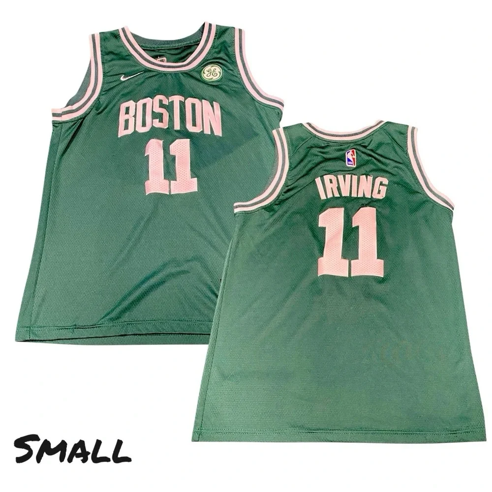 Kyrie Irving Boston Celtics Swingman Nike Green NBA Basketball Jersey (50/SMALL)